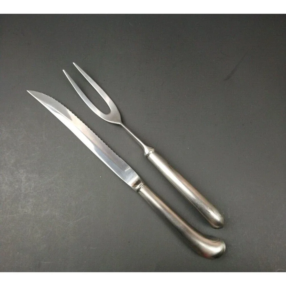 VTG Stainless Steel Carving Set Marked Korea
